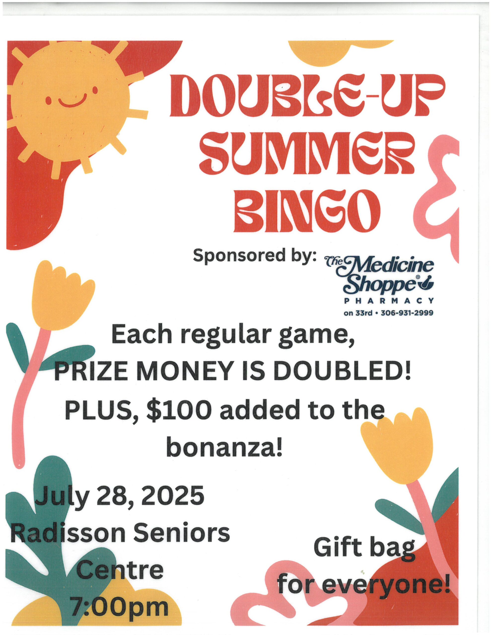 Double up summer Bingo